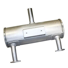 Kohler KO-24 068 128-S Command Twin Muffler, fits 18-25hp Horizontal Shaft engines, exhausts out above shaft Engine Parts