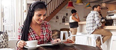 VXI BlueParrott S450-XT Bluetooth/NFC Stereo Mic Headphones Bundle - Bonus Wall Charger | Compatible for Streaming Music, MAC, Windows, Android Phone, Tablet, iOS iPhone, iPad, BlackBerry | 203582-B