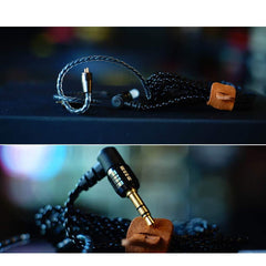 ikko OH10 1BA + 1 Dynamic Driver 2-Way Hybrid 2Pin 0.78mm Detachable HiFi in-Ear Earphone IEMs