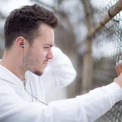 Echobox Finder X1 High Fidelity Titanium In-Ear Headphones (Earphones/Earbuds) Featuring Tangle-Free Cable Technology and Acoustic Tuning Filter System for Sound Customization (Hi-Res Audio Certified)