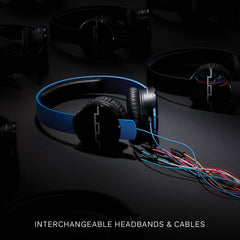 SOL REPUBLIC 1211-03 Tracks On-Ear Interchangeable Headphones with 3-Button Mic and Music Control - Red