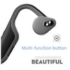 ERSUSWOLF Bone Conduction Bluetooth Headset Open Ear Wireless Sports Bluetooth Bone Conduction Waterproof Headphones (Grey)