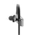 Panasonic WINGS Wireless Bluetooth In Ear Earbuds Sport Headphones with Mic + Controller and Flashing LED's RP-BTS50-K (Jet Black), IPX5 Water Resistant