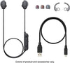 Sony WI-SP600N Black Premium Waterproof Bluetooth Wireless Extra Bass Sports In-Ear 6 Hr Of Playback Headphones/Microphone (International version)