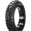 130/80x17 (65T) Tube/Tubeless Kenda K784 Big Block Dual Sport Adventure Rear Tire for Kawasaki KL600 1985-1986