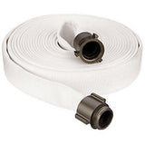 Key Fire Single Jacket Fire Hose, White, 1-1/2