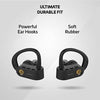 Rowkin Surge: True Wireless Headphones for Sports & Workout. Bluetooth Earbuds, Stereo Hands-Free Headset with Built-in Mic & Noise Reduction Earphones for Android, Samsung, iPhone (Black/Orange)