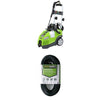 GreenWorks GPW1950 13 amp 1950 PSI 1.2 GPM Electric Pressure Washer with Hose Reel