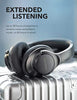 Soundcore Life 2 Active Noise Cancelling Over-Ear Wireless Headphones, Hi-Res Audio, 30-Hour Playtime, CVC Noise Cancellation, BassUp Technology, Memory-Foam Ear Cushions, and Travel Case [2019 New]