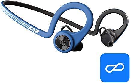 Plantronics BackBeat FIT Training Edition Sport Earbuds, Waterproof Wireless Headphones, Access to Interactive Audio Coaching from The PEAR Personal Coach App, Power Blue