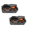 Ridgid AC840083 - X4 18v 3.0ah Hyper Lithium ion Full Capacity Battery (2 PACK) # 130183002-2PK