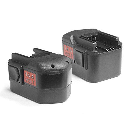 2 x ExpertPower® 14.4v 3000mAh NiMh Extended Battery for Milwaukee 48-11-1000 48-11-1014 48-11-1024