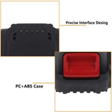 VINIDA 4 PACK 20V 6.0Ah DCB200 Lithium Replacement Battery for Dewalt 20 Volts Battery DCB201 DCB203 DCB204 DCB205 DCB205-2 DCB206 DCB181 DCB180 DCD/DCF/DCG/DCS Tool