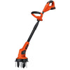 BLACK+DECKER LGC120 20-Volt Lithium-Ion Cordless Garden Cultivator/Tiller (Renewed)