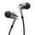 1MORE Triple Driver in-Ear Earphones Hi-Res Headphones with High Resolution, Bass Driven Sound, MEMS Mic, in-Line Remote, High Fidelity for Smartphones/PC/Tablet - Silver