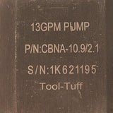 13 gpm Hydraulic Log splitter pump