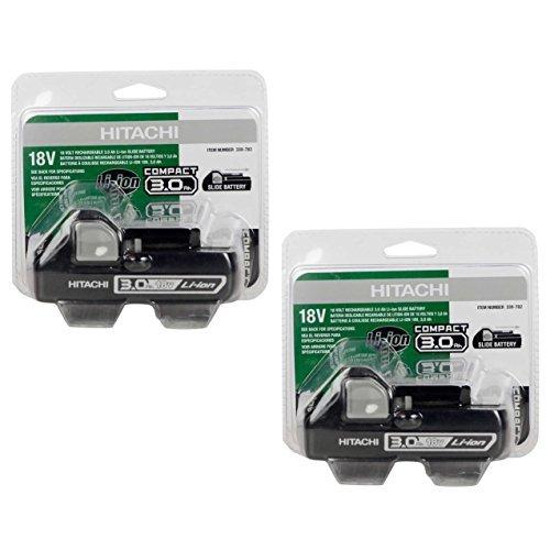 Hitachi BSL1830C 339782 18V 3.0Ah Lithium Ion Battery (2 Pack) - In Retail Packaging