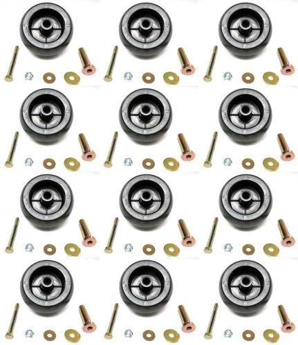 The ROP Shop (12) Deck Wheel Roller Kits for Toro Exmark 103-3168 103-4051 1-603299 Tractors