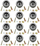 The ROP Shop (12) Deck Wheel Roller Kits for Toro Exmark 103-3168 103-4051 1-603299 Tractors