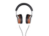 Monolith M600 Over Ear Headphones - Black/Wood with 50mm Driver, Open Back Design, Light Weight, and Comfort Ear Pads