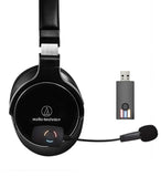 Audio-Technica ATH-SR5BTBK Bluetooth Headphones with NFC Sensor Bundle with Antlion Audio ModMic Wireless Attachable USB Microphone