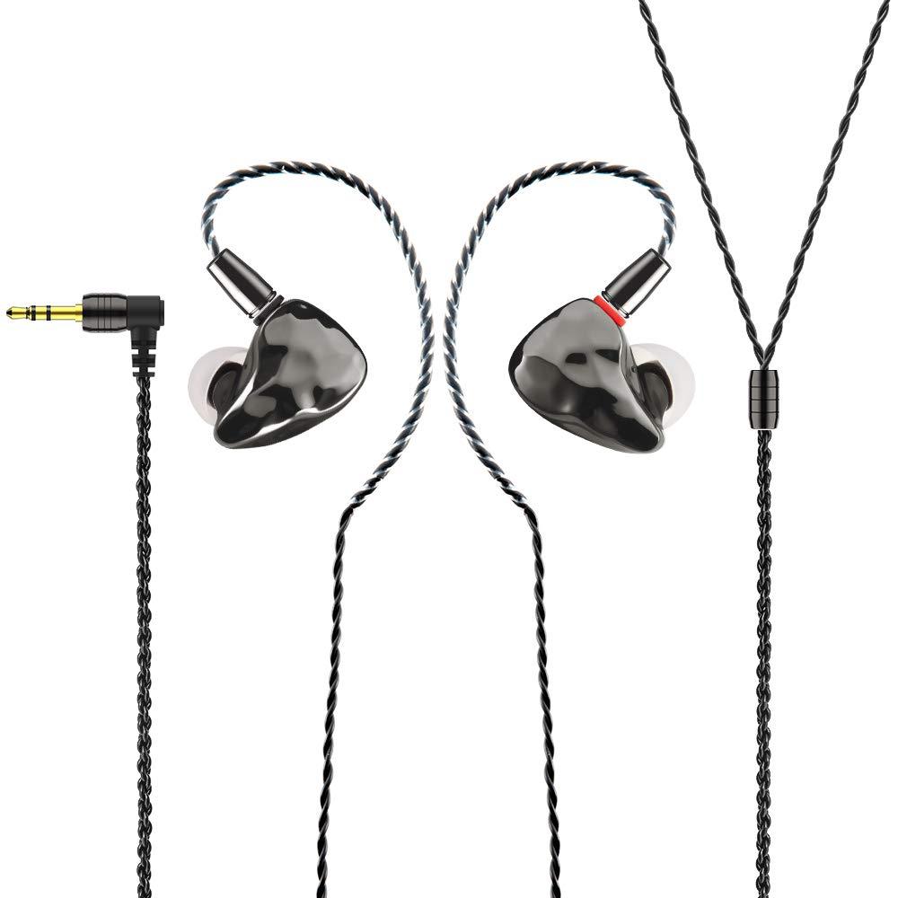 ikko OH10 1BA + 1 Dynamic Driver 2-Way Hybrid 2Pin 0.78mm Detachable HiFi in-Ear Earphone IEMs