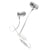 Focal Spark Wireless In-Ear Headphones with 3-Button Remote and Microphone (Silver)