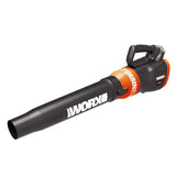 WORX WG546 Turbine 20V PowerShare 2-Speed Cordless Battery-Powered Leaf Blower (Renewed)