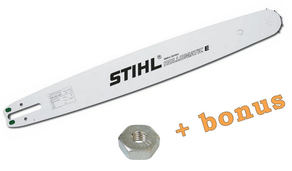 Stihl 3005 000 4813 Rollomatic E Chain Saw Bar, 16-Inch + Bonus Original nut Fulfilled by Amazon!