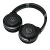 Audio-Technica ATH-S200BTBK Bluetooth Wireless On-Ear Headphones with Built-In Mic & Control, Black