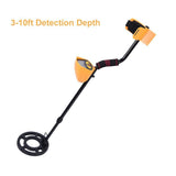 fosa Metal Detector, 6.6khz 3-10ft Detection Depth Treasure Hunters Golden Finder with Adjustable Sensitivity and LCD Display Water Detection Gold Detector