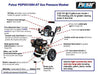 Pulsar PGPW3100H-AT Gasoline Pressure Washer, 3100 PSI