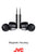 JVC Noise Cancelling Wireless Earbuds, Rain Proof IPX4, Voice Assistant Compatible - HAFX65BNB(Black)