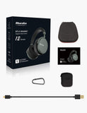 Bluedio V2 (Victory) Bluetooth Headphones Over Ear, PPS12 Drivers Wireless Headset with mic Hi-Fi Deep Bass for Cell Phone/PC, Support Amazon Web Services(Black)