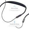 MobiFren Seiren Hi Resolution Stereo Apt-X HD Sound Wireless Bluetooth Headset Elastic Earphones with Smartphone Mobile App-Magnetic Earbuds, Sport Running Sweat-Proof [Seiren Soul]