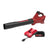 POWERWORKS XB 40V (120 MPH / 450 CFM) Cordless Axial Blower, 2Ah Battery and Charger Included BLP302, Red/Black