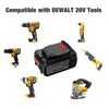 20V Replacement for DeWalt DCB200 Battery 6.0Ah for DeWalt 20V DCB204 DCB205 DCB206 DCB180 DCD985B DCD771C2 DCS355D1 Cordless Power Tools-2 PACK