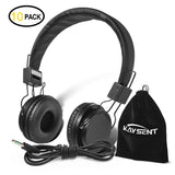 Kaysent Heavy Duty Headphones Set for Students - (KHPB-10B) 10 Packs Classroom Kids' Headphones for School, Library, Computers, Children and Adult(No Microphone)