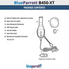 VXi BlueParrott B450-XT 204010 Noise Canceling Bluetooth Headset (Renewed)