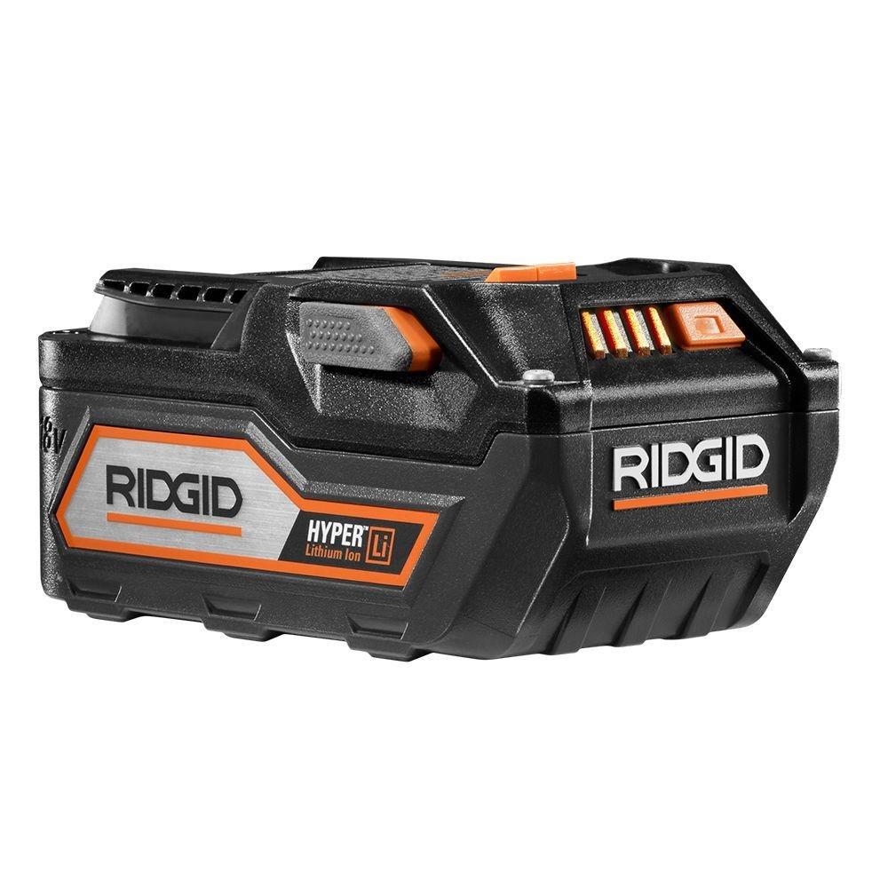 RIDGID TOOL COMPANY GIDDS2-3554604 18V 5.0Ah High Capacity Hyper Lithium-Ion Battery