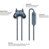 Urbanears Jakan Bluetooth Wireless in-Ear Earbud Headphones, Charcoal Black (04092175)