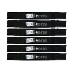 6 Hi Lift Blades for Hustler Super Z with 72