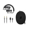 Damson HeadSpace - Wireless Bluetooth Noise Cancelling Over the Ears Headphones - Includes Micro-USB Charging Cable, 3.5mm Auxiliary Cable, and Case