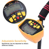 fosa Metal Detector, 6.6khz 3-10ft Detection Depth Treasure Hunters Golden Finder with Adjustable Sensitivity and LCD Display Water Detection Gold Detector