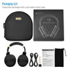 Meidong E8A (New Version) Bluetooth Headphones Over Ear, Acitve Noise Cancelling Headphones Wireless Headsets with Mic Hi-Fi Stereo Deep Bass Protein Earmuffs 20H Playtime (Free Carrying Hard Case)