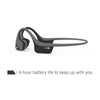 AfterShokz Trekz Air Open Ear Wireless Bone Conduction Headphones, Slate Grey, AS650SG