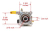 The ROP Shop | Horizontal Power Pressure Washer Water Pump for DEK 2650, 3200 Engines Sprayers