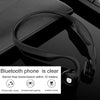 Bone Conduction Headphones Wireless Bluetooth Headset Open-Ear Richer Bass HiFi Stereo w/Mic Noise Cancelling Waterproof Earphone Sweatproof for PC/Cell Phones/TV Gym Runing-Gray (Dark Gray)