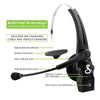 Cobra CBTH1-PLUS Bluetooth Headset, Retail Packaging, Black