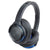 Audio-Technica ATH-WS660BTGBL Solid Bass Bluetooth Wireless Over-Ear Headphones with Built-In Mic & Control, Gunmetal/Blue